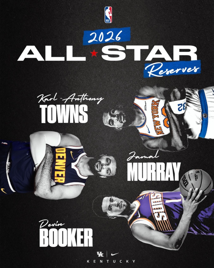 熊猫体育APP-高质量校友！肯塔基共计五位校友入选今年全明星 首发两人